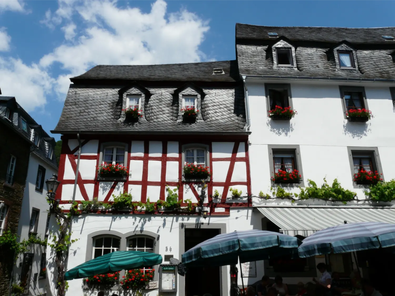 Wandelen door het centrum van Cochem