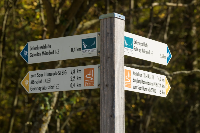 Route naar de Geierlay